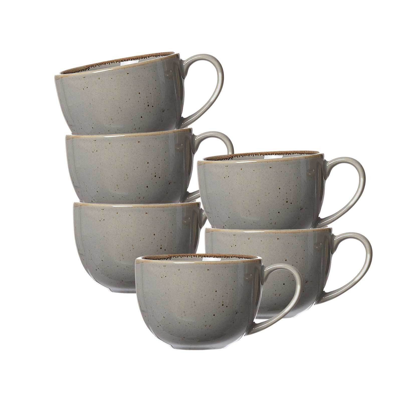 Ritzenhoff & Breker Tasse Taste Kaffeetassen 200 ml 6er Set, 6-tlg., Porzellan