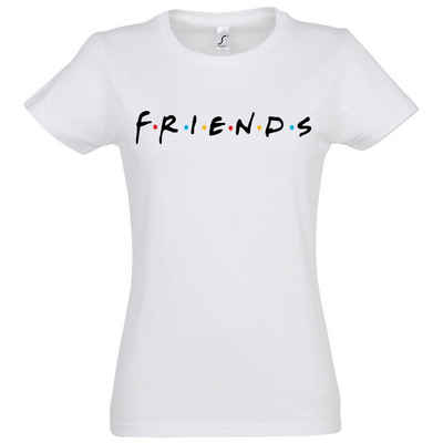 Youth Designz T-Shirt »Friends Logo Damen Shirt« mit Frontprint, trendiger Spruch
