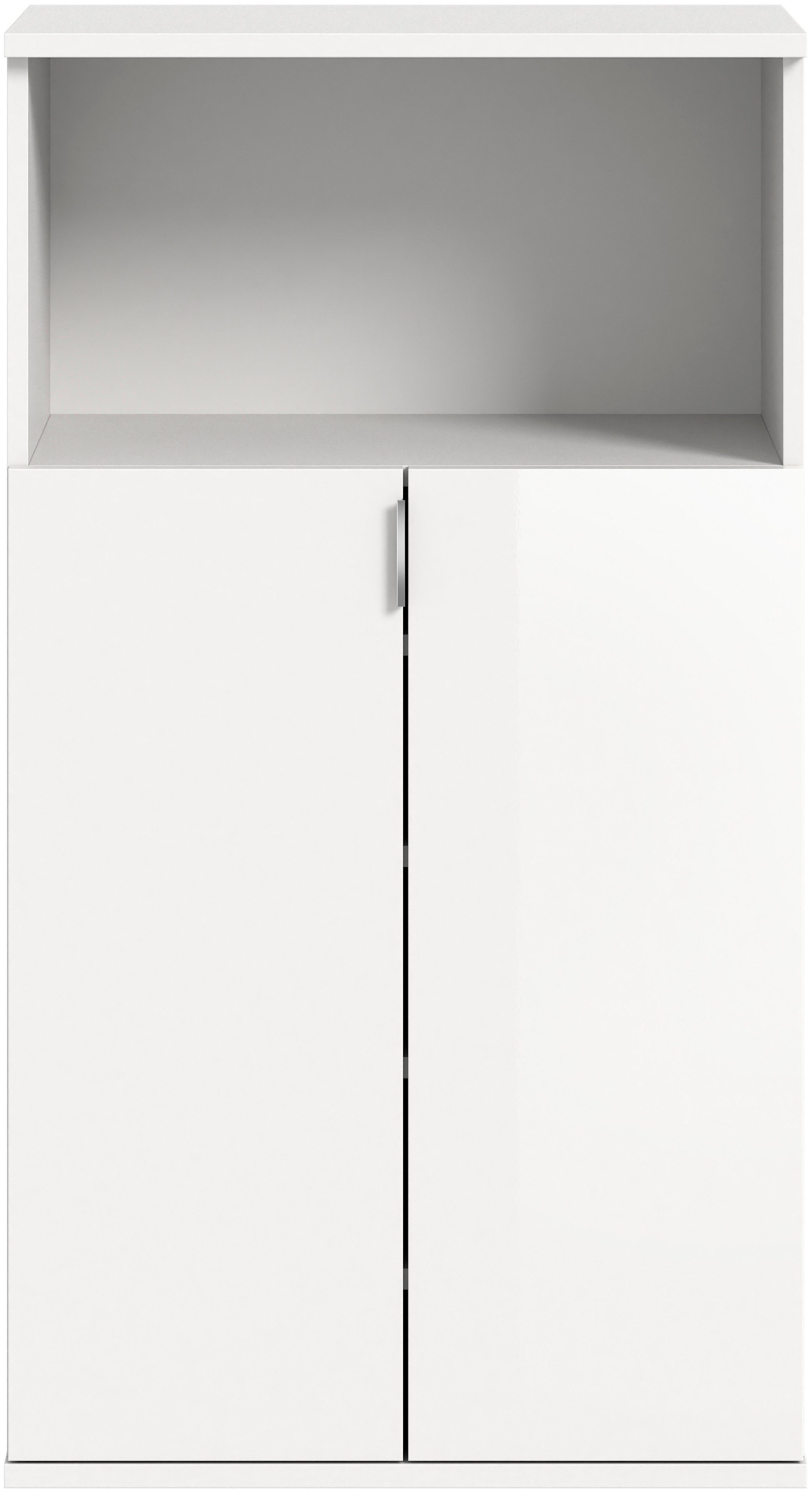 Home affaire Schuhschrank Trondheim Schuhschrank, Höhe 110 cm, (1-St) hochglanz, für ca. 12 Paar Schuhe, 3 Einlegeböden, Schuhschrank,Flur – Bild 3 von 5