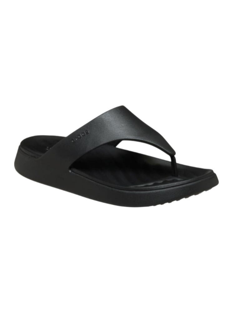 Crocs Zehensandale Getaway Triangle Flip schwarz - Damen Badeschuh günstig online kaufen