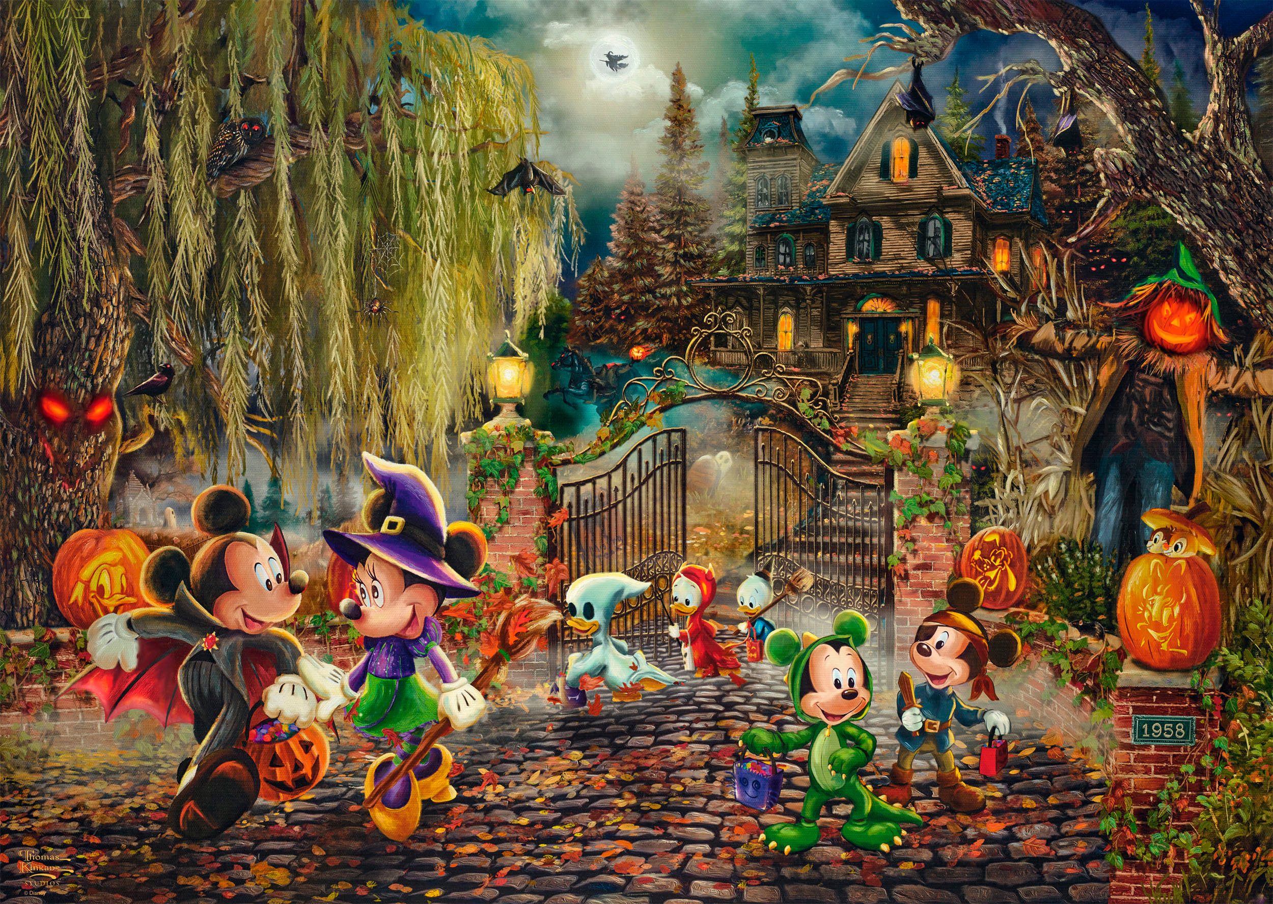 Schmidt Spiele Puzzle Disney, Mickey & Minnie Halloween Fun von Thomas Kink günstig online kaufen