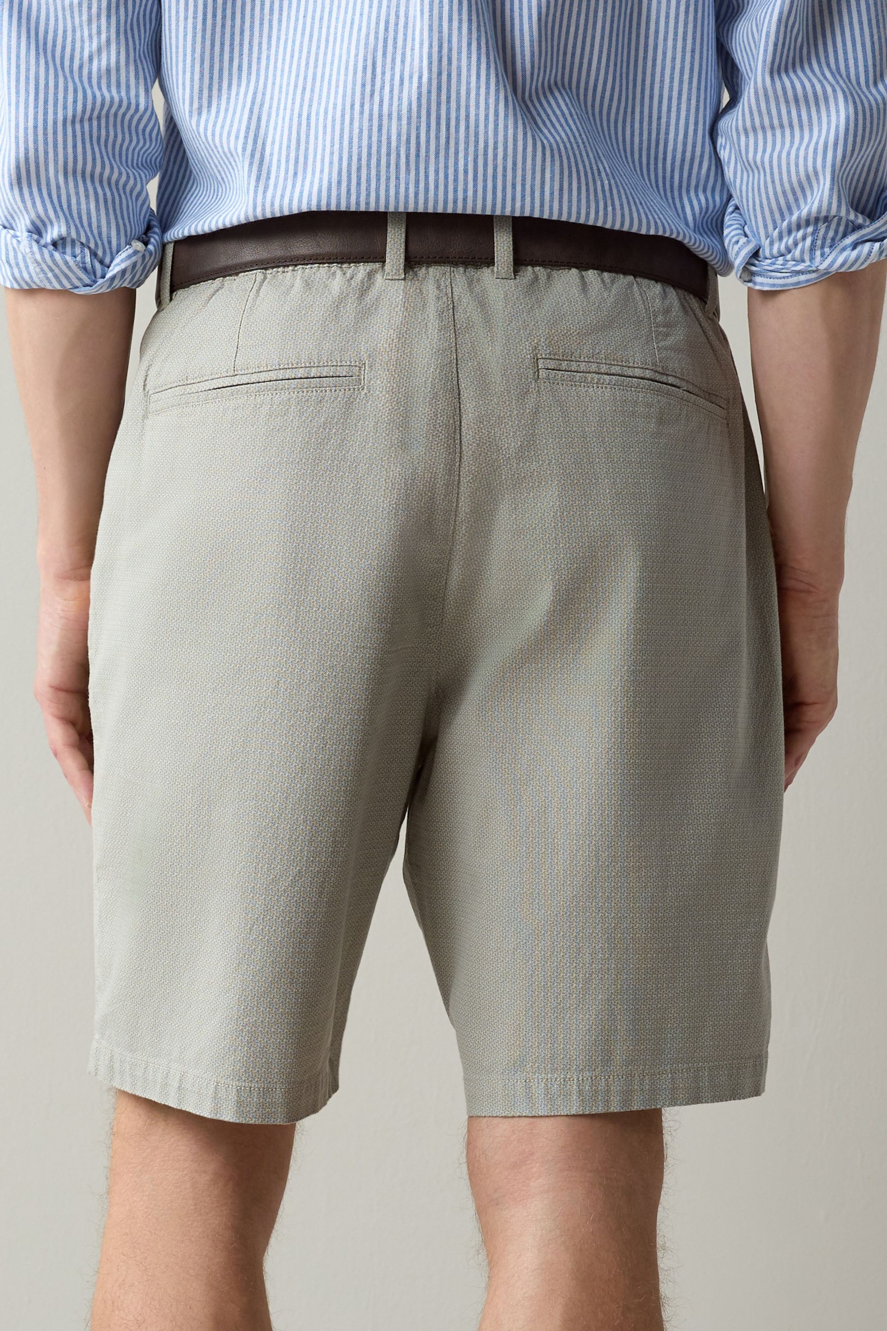 Next Chinoshorts Chino-Shorts mit Gürtel (2-tlg)
