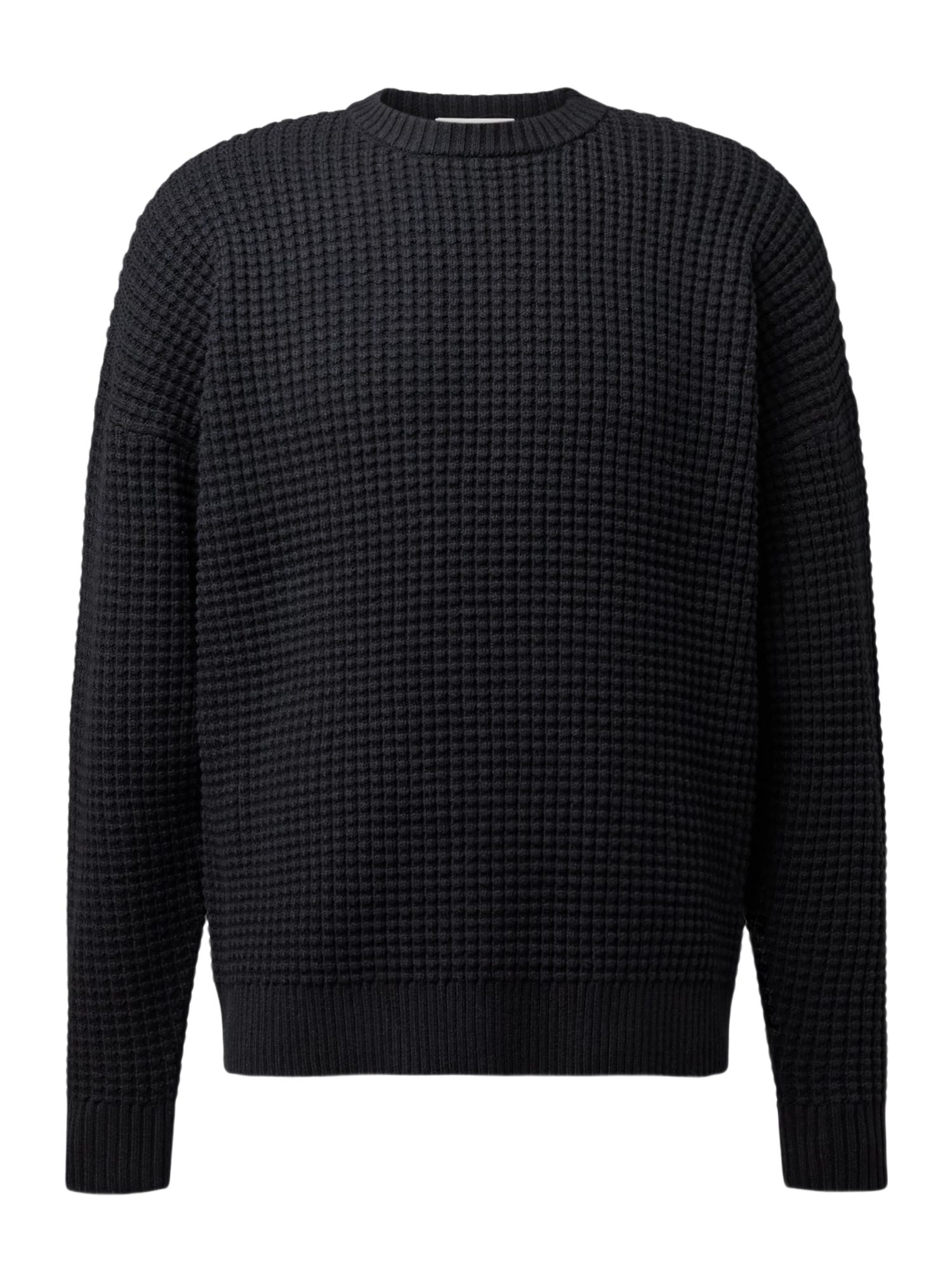 Drykorn Strickpullover schwarz,Casual,Baumwolle,Strukturiert,Rundhals,Langarm,Relaxed Fit