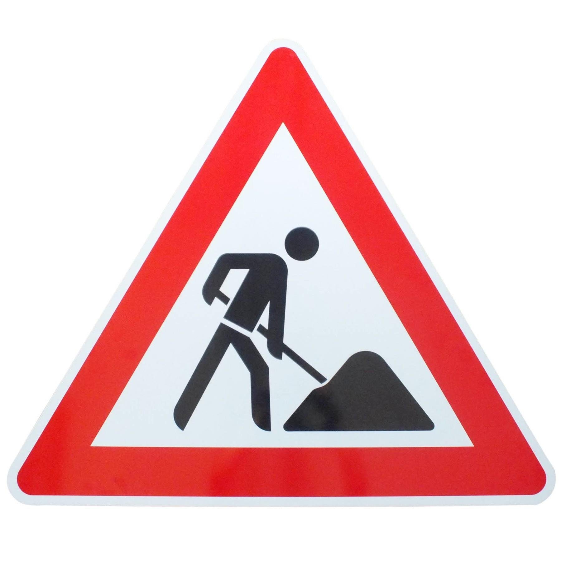 BauSupermarkt24 Verkehrsschild Verkehrszeichen Nr. 123 " Achtung Baustelle "