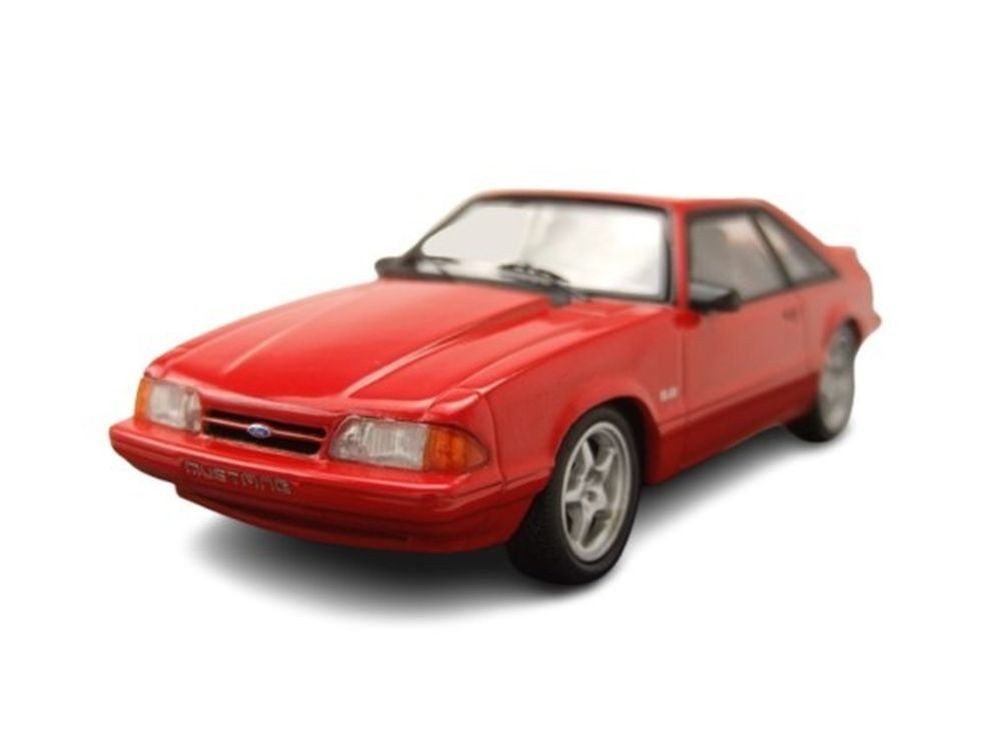 ixo Models Modellauto Ford Mustang III 1992 rot, Maßstab 1:43