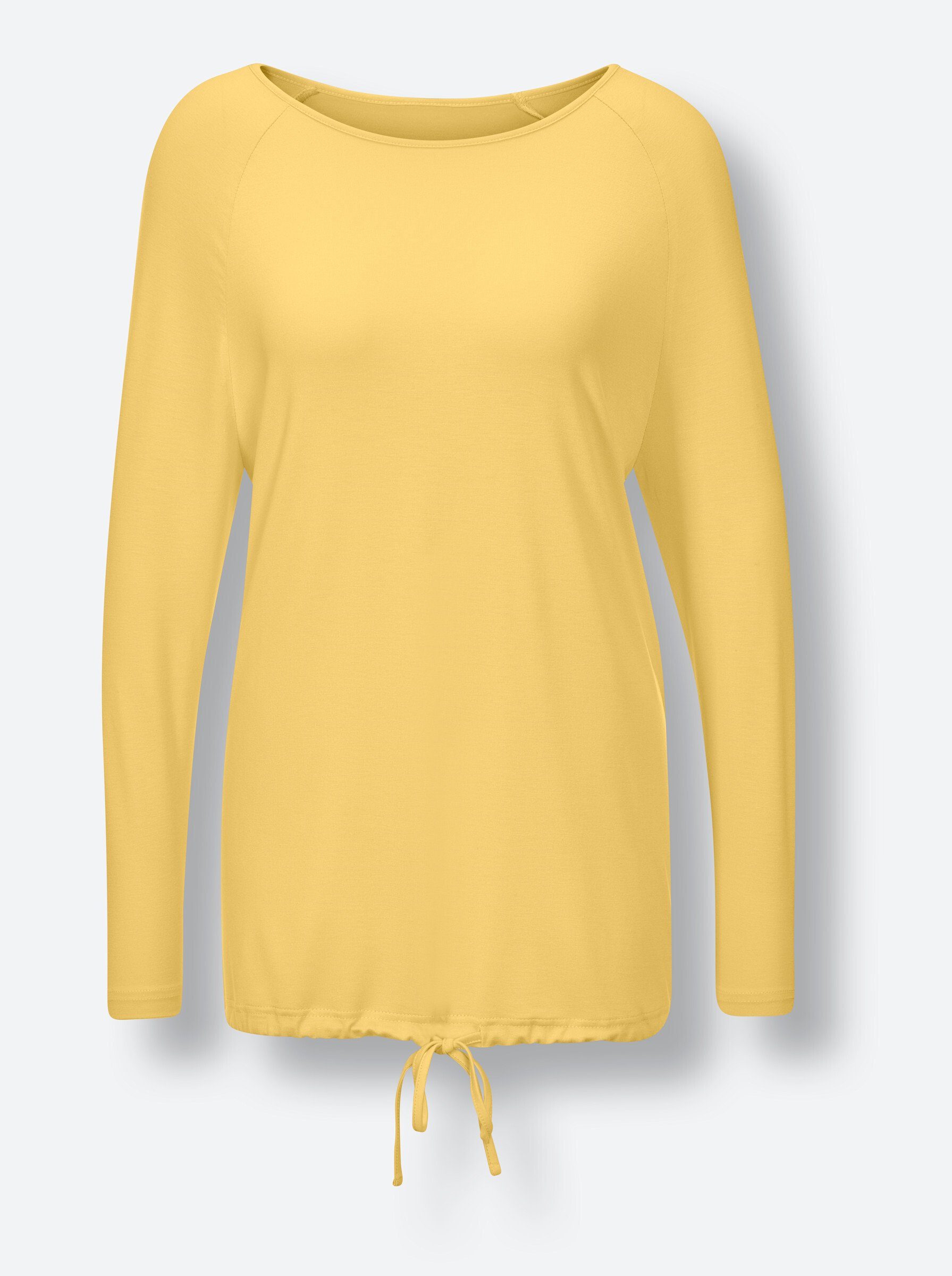 WEIDEN Schlafanzug gelb-gemustert WITT