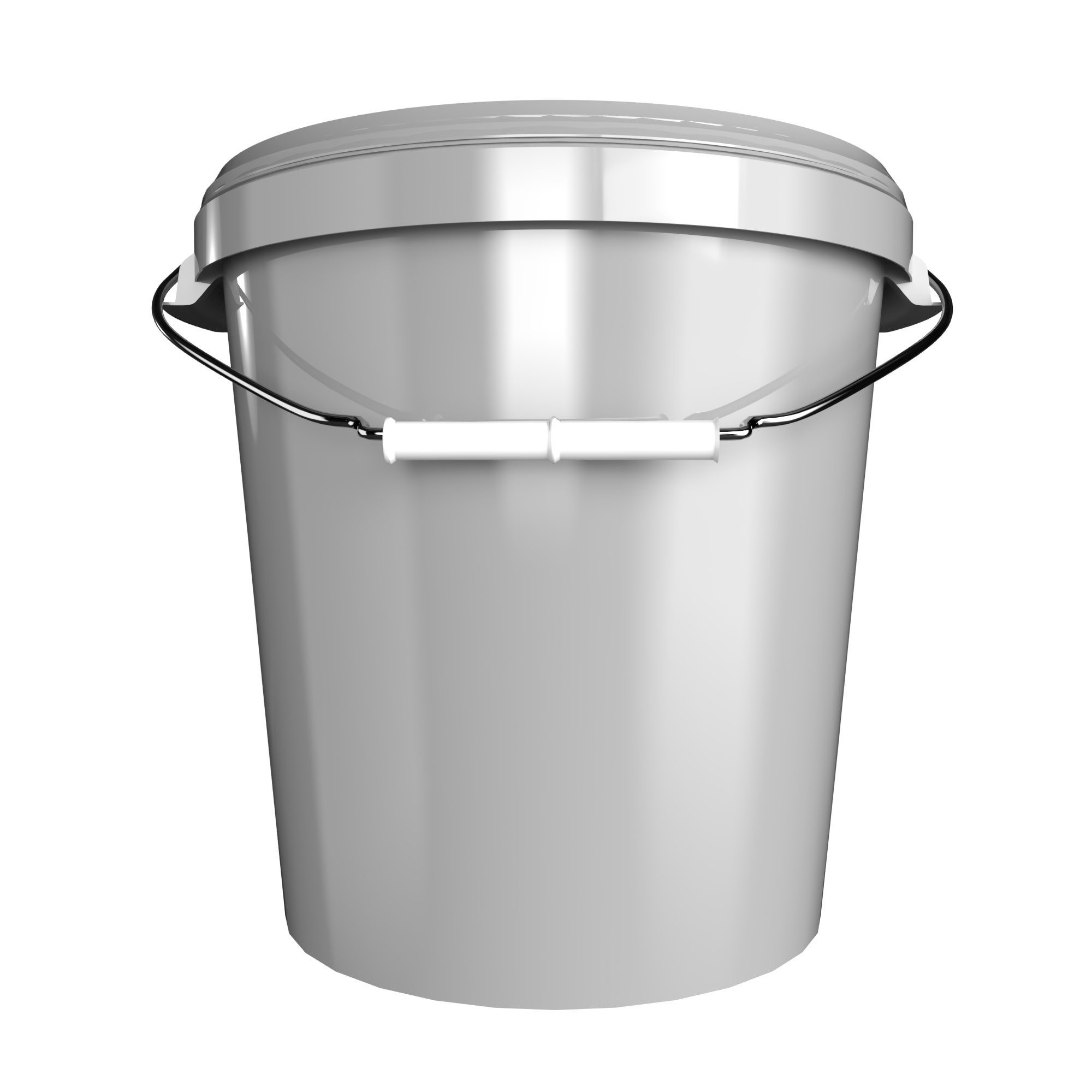 FixedByU Putzeimer Hobbock Eimer mit Deckel 31,5 L, Lebensmittelecht, (Eimer-Set, 1-tlg., Eimer mit Deckel), 30 l