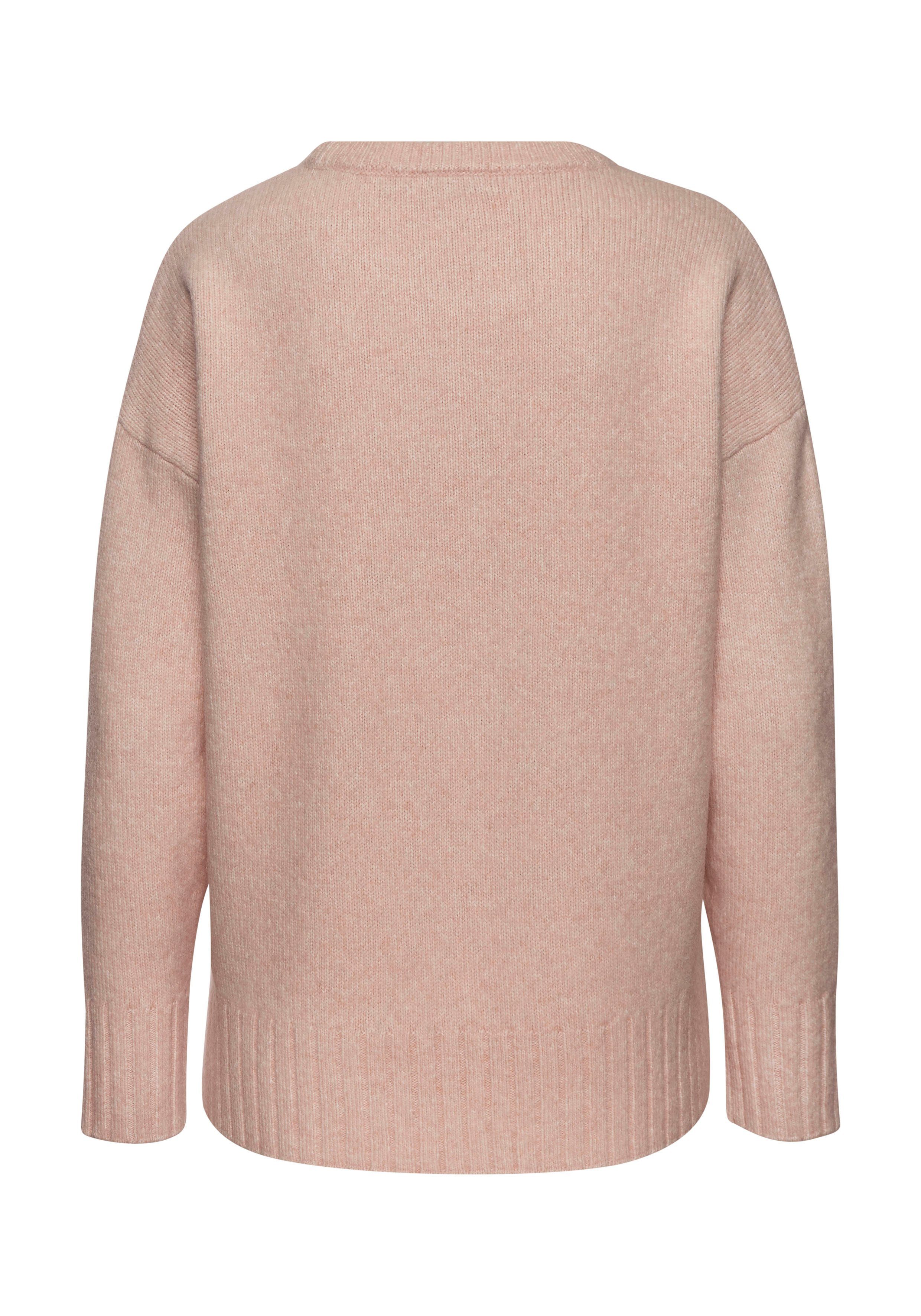 LASCANA Rundhalspullover aus supersofter Strickqualität, Basic