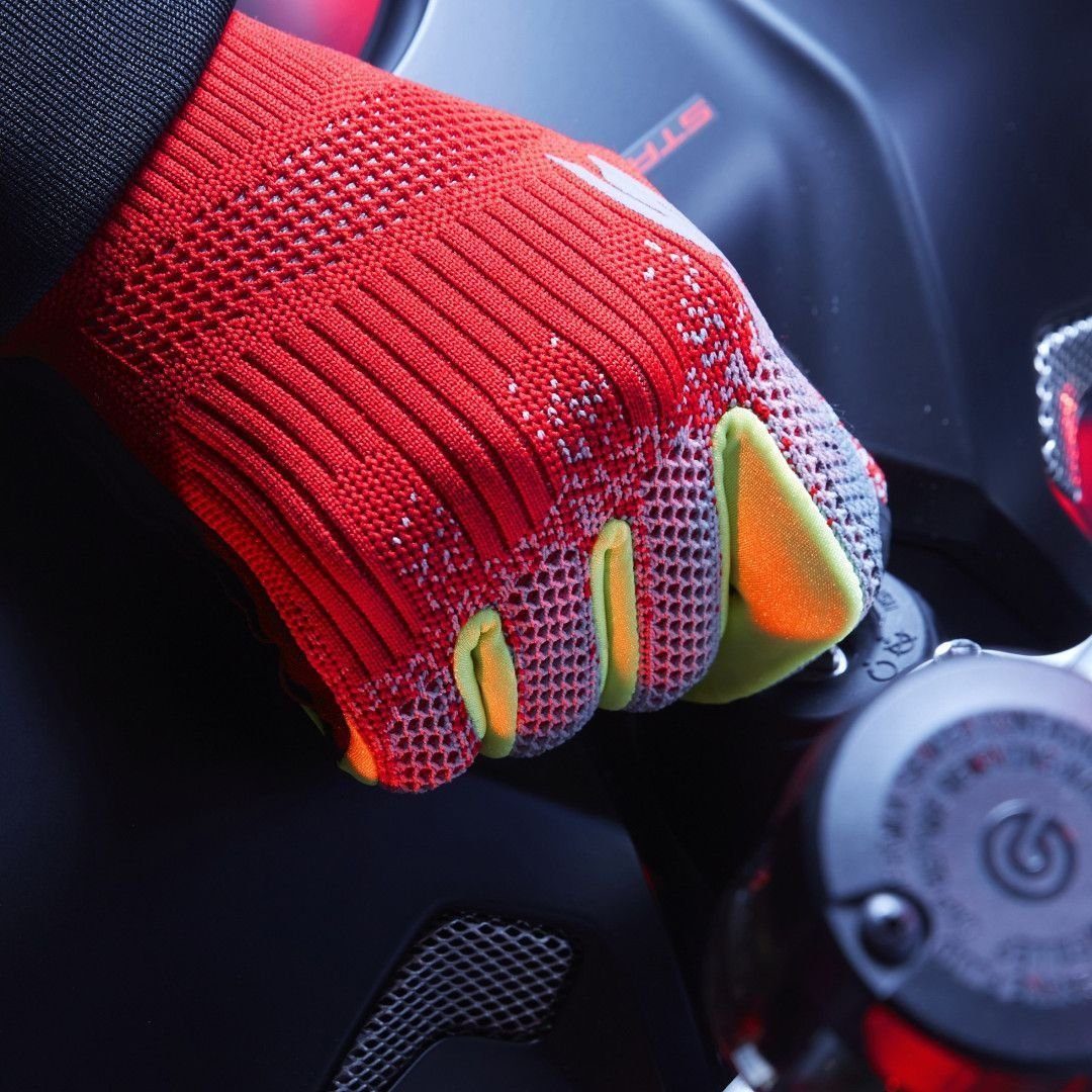SpiDi Motorradhandschuhe Handschuhe Motorrad X-Knit Black/Red