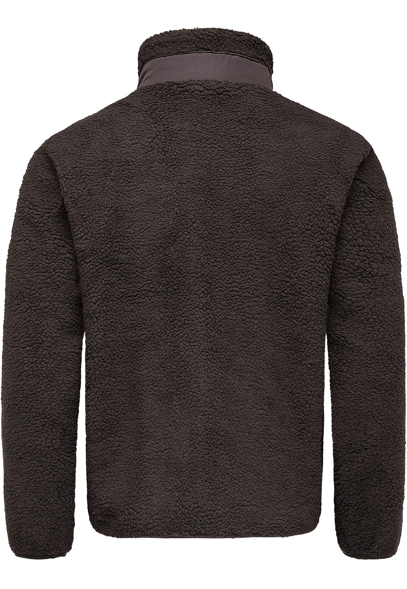 Amaci&Sons Fleecejacke YERMO Fleecejacke Herren Teddyfleece Sweatjacke Plüs günstig online kaufen