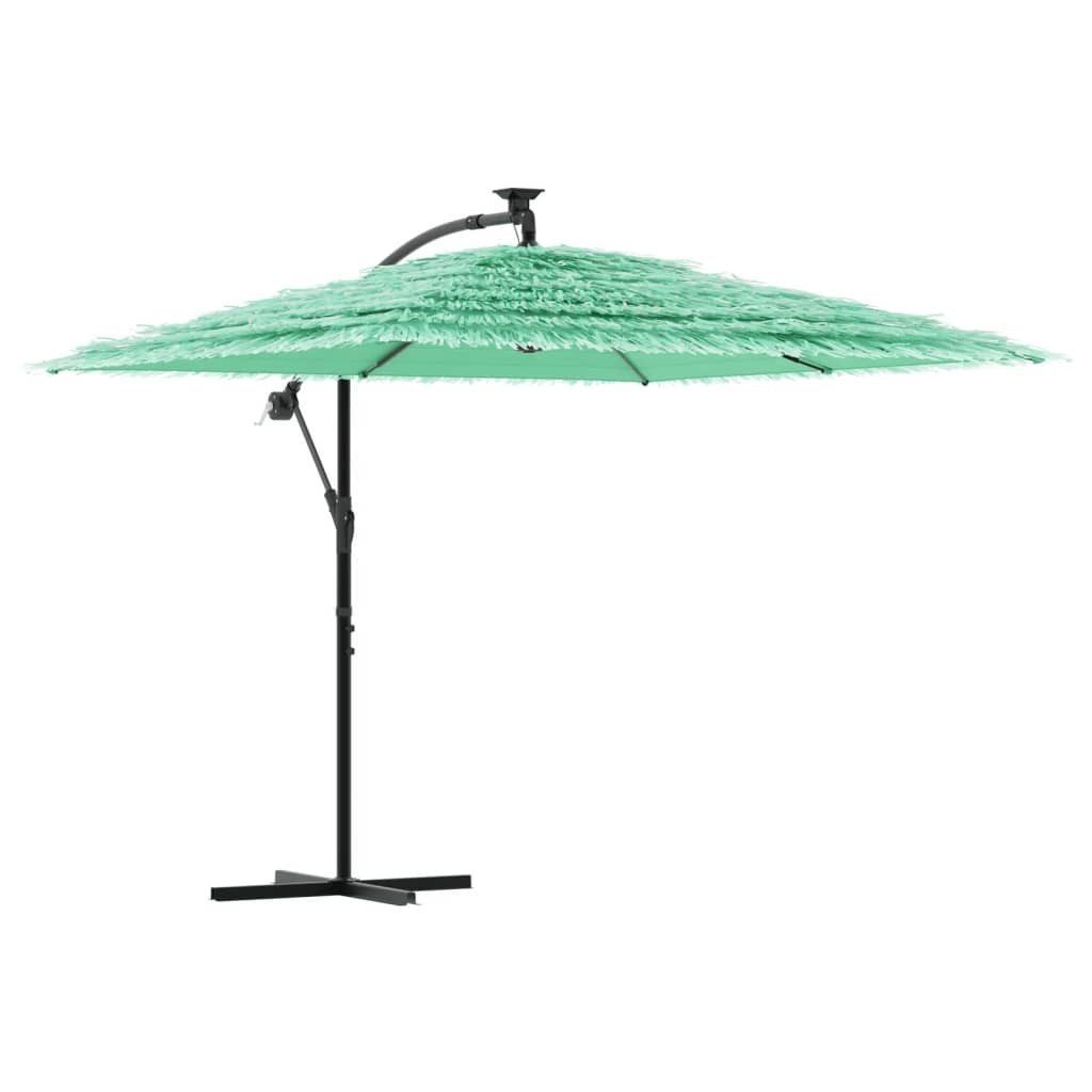 vidaXL Sonnenschirm Sonnenschirm mit Stahlmast Grün günstig online kaufen