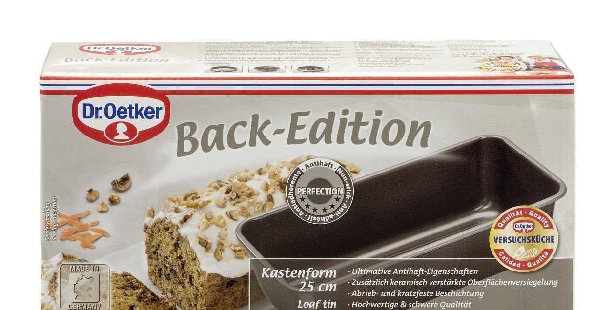 Dr. Oetker Backform Back-Edition Kastenform Kastenform 25cm Dr. Königkuchenform Kuchenform