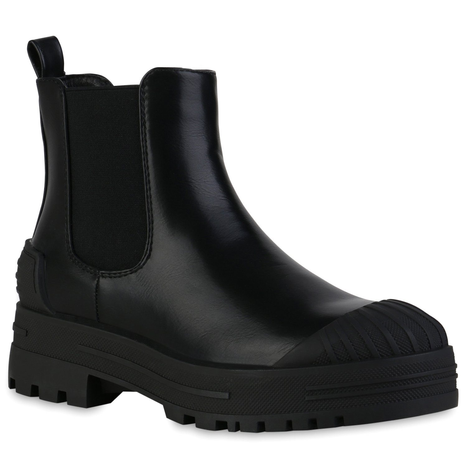 Schuhe Bequeme Chelseaboots HILL 839381 Schwarz VAN