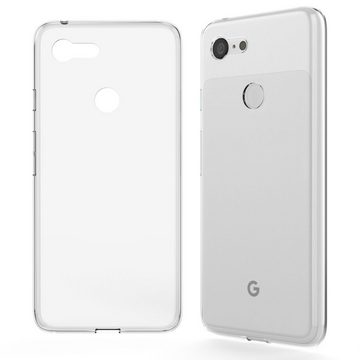 Nalia Smartphone-Hülle Google Pixel 3 XL, Klare Silikon Hülle / Extrem Transparent / Durchsichtig / Anti-Gelb