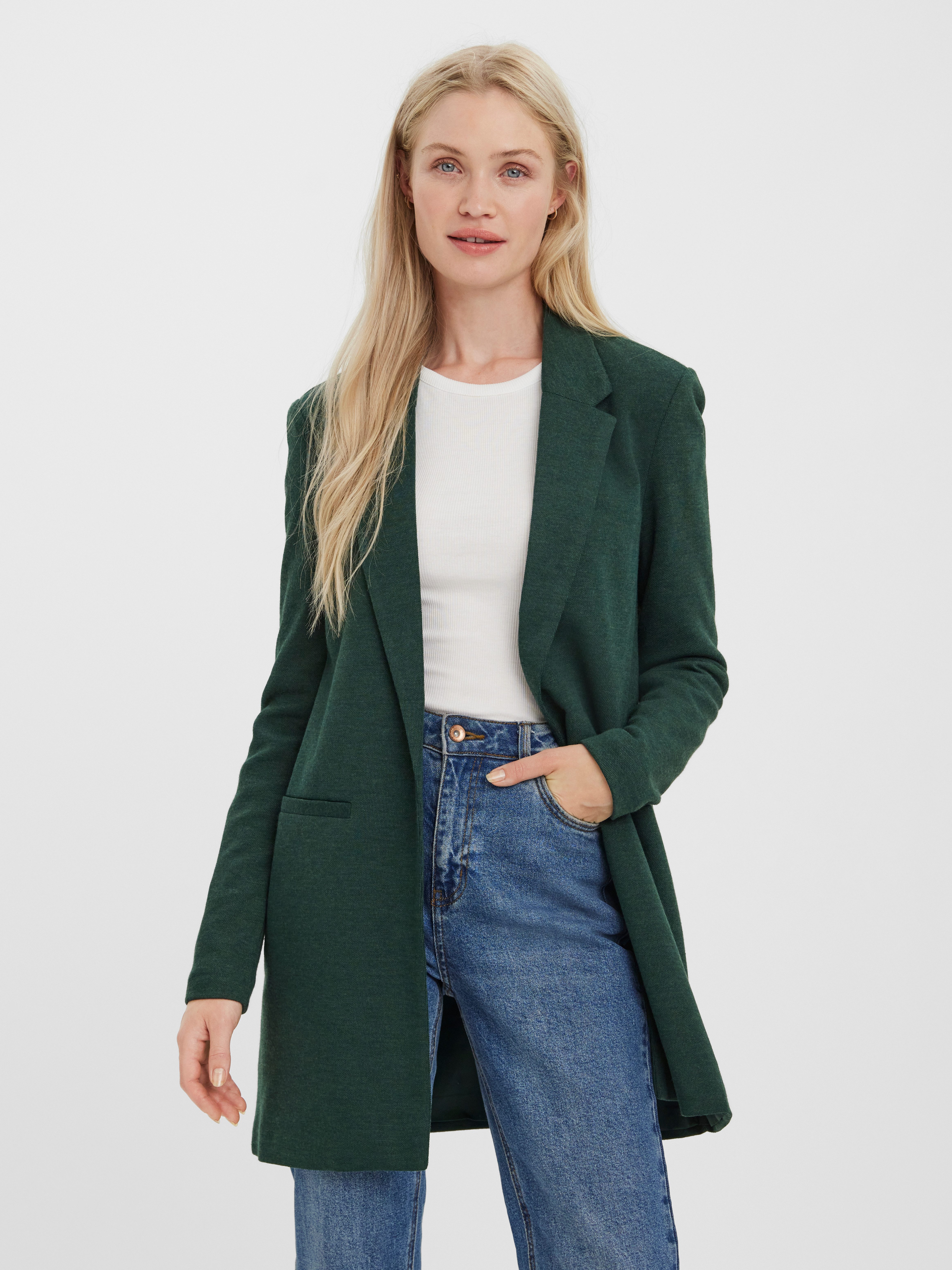 Vero Moda Jerseyblazer VMVERINA LS LONG BLAZER günstig online kaufen