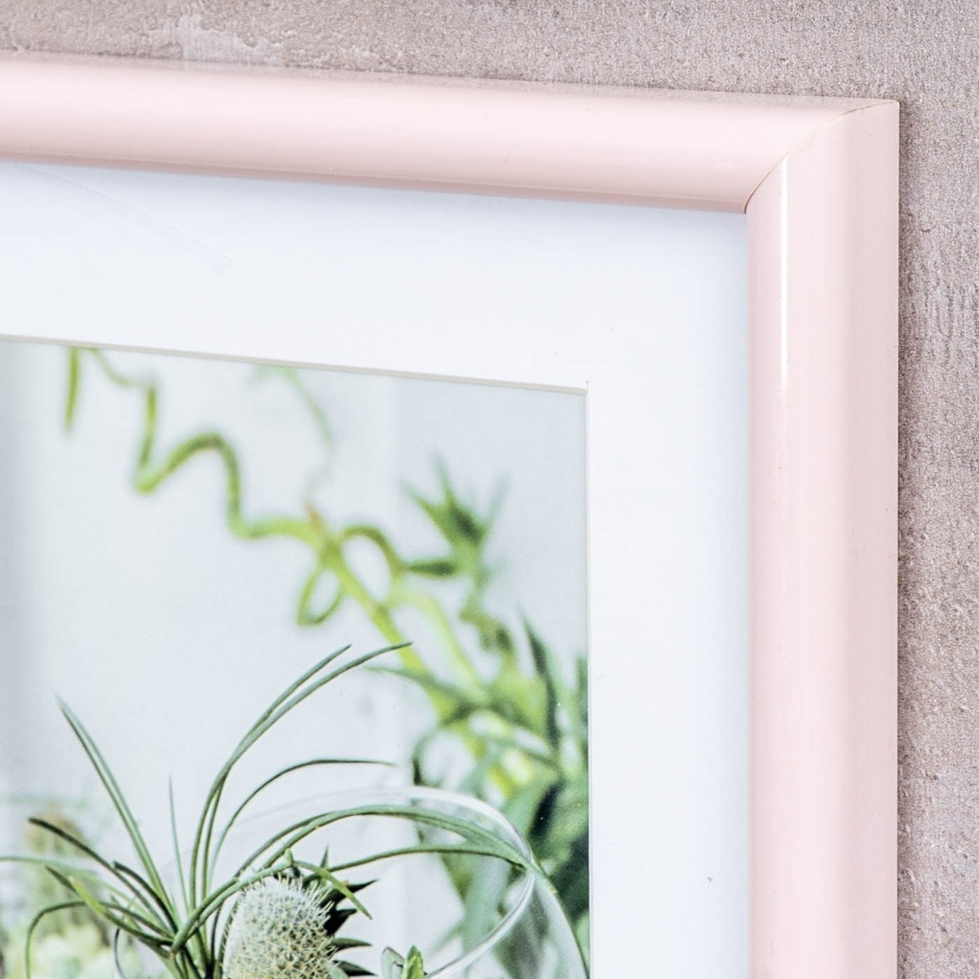 Levandeo® Bilderrahmen Collage, Galerierahmen 3 Fotos 13x18 Passepartout Rosa Bilderrahmen Fotorahmen