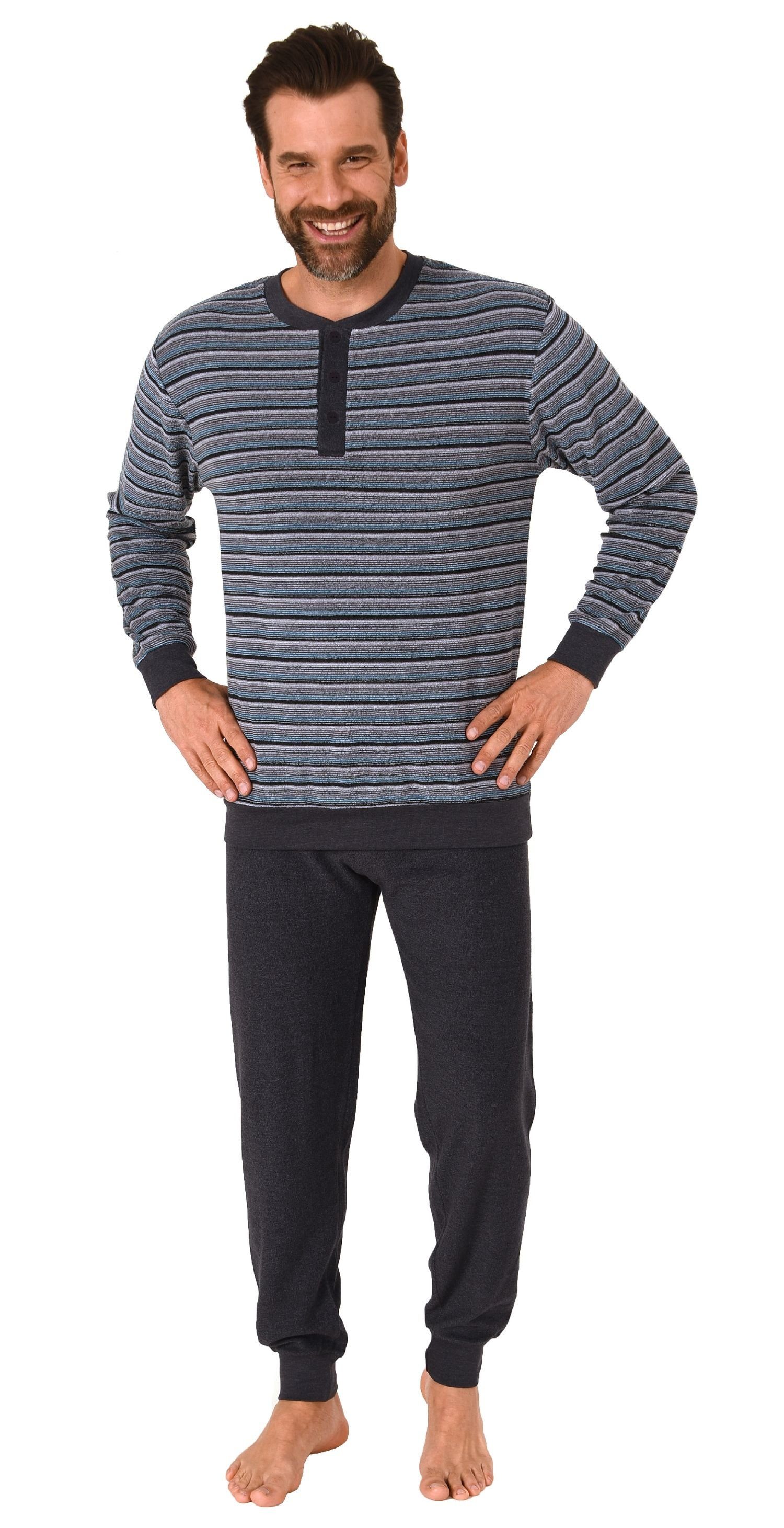 Trend by Normann Pyjama Herren Frottee günstig online kaufen