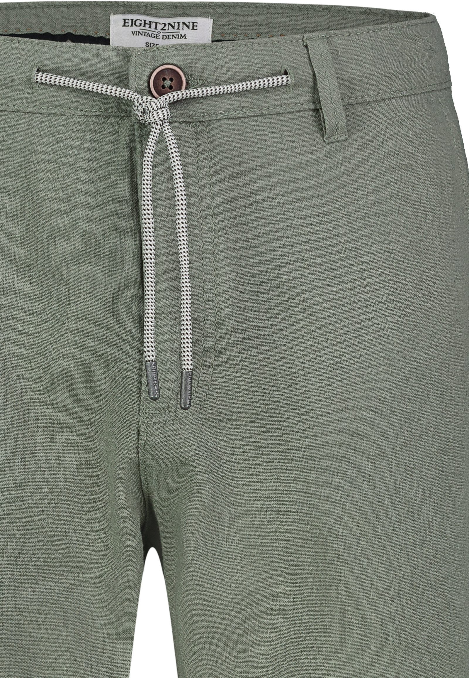 Eight2Nine Chinos Eight2nine Herren Leinen Hose Leinenhose Regular Freizeithose Sommer