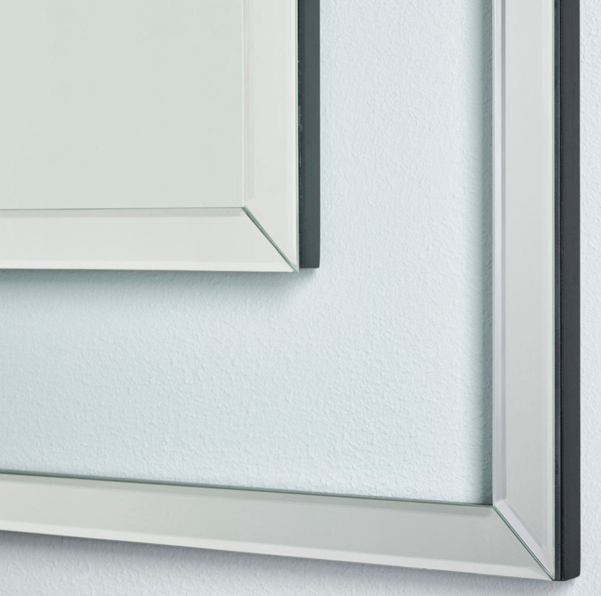 Casa Padrino Wandspiegel 90 Spiegel - Designer H. Wohnzimmer Spiegel 90 - cm Wandspiegel x Garderoben - Luxus Möbel