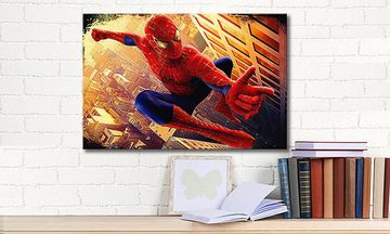 WandbilderXXL Leinwandbild Spiderman Moment, (1 St), Wandbild,in 6 Größen erhältlich