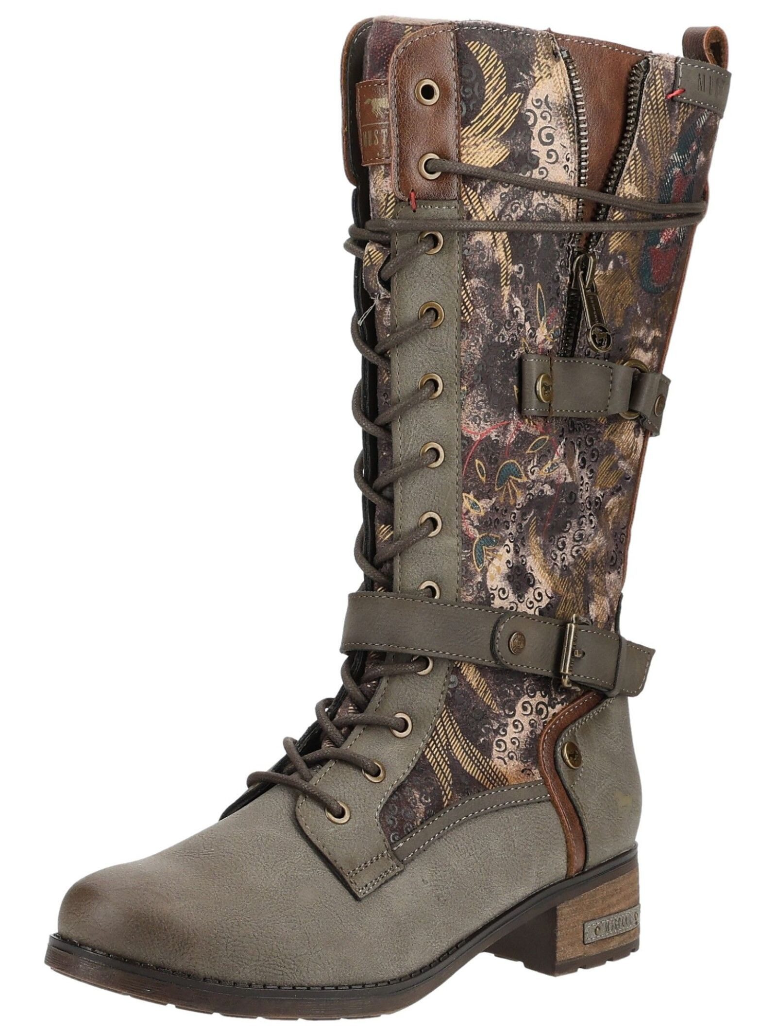 Mustang Shoes Mustang Shoes Stiefel Lederimitat Schnürstiefel