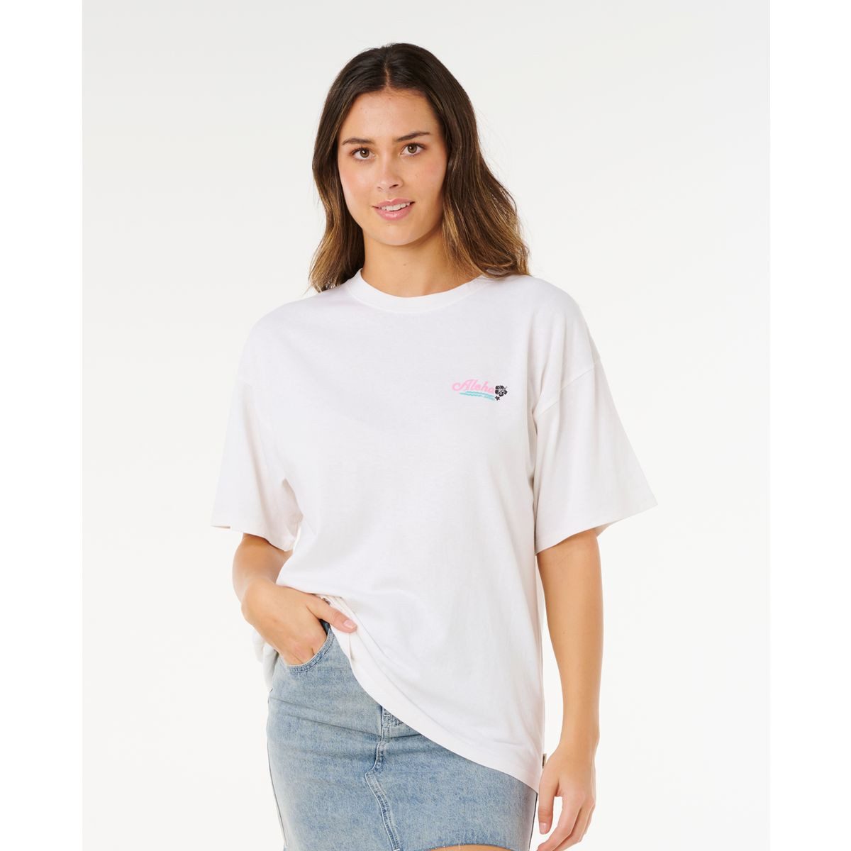 Rip Curl Kurzarmshirt Aloha Heritage Tee Ein stylisches T-Shirt mit klassischen Surf-Vibes, auffälligen Prints