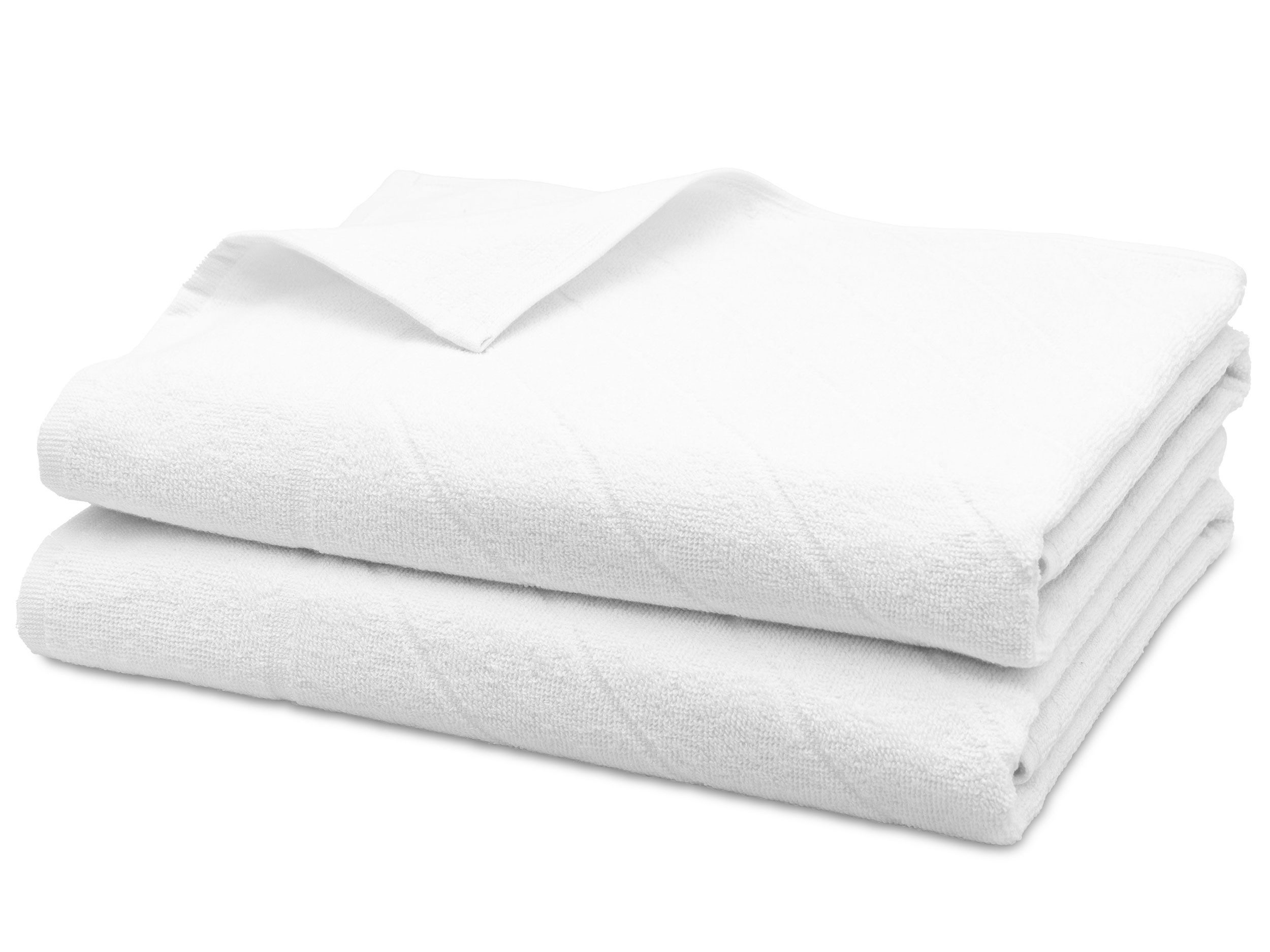 ZOLLNER Duschtücher, Frottier (2-St), 70 x 140 cm, 100% Baumwolle, vom Hotelwäschespezialisten