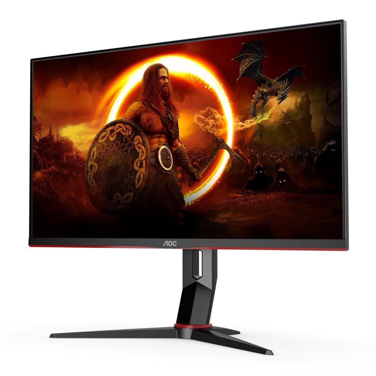 cm/28 3840 Reaktionszeit, AOC 2160 Ultra 4K (71,1 1 U28G2XU2/BK Gaming-Monitor x IPS) ", ms px, HD, Hz, 144