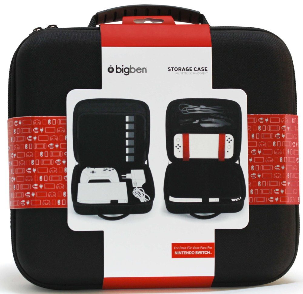 Nintendo Switch Tasche Storage Case Komplett schwarz BB358957 Zubehör Nintendo