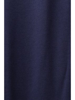 Esprit T-Shirt T-Shirt aus Baumwolljersey mit Kordelzug (1-tlg)