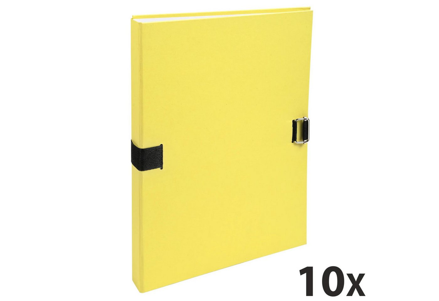 Thumbnail - EXACOMPTA Organisationsmappe 10x PM m dehnb Rü FOR 120mm 320x240 so - Gelb - 38006H, Mappen mit dehnbaren Rücken Ohne Kl...