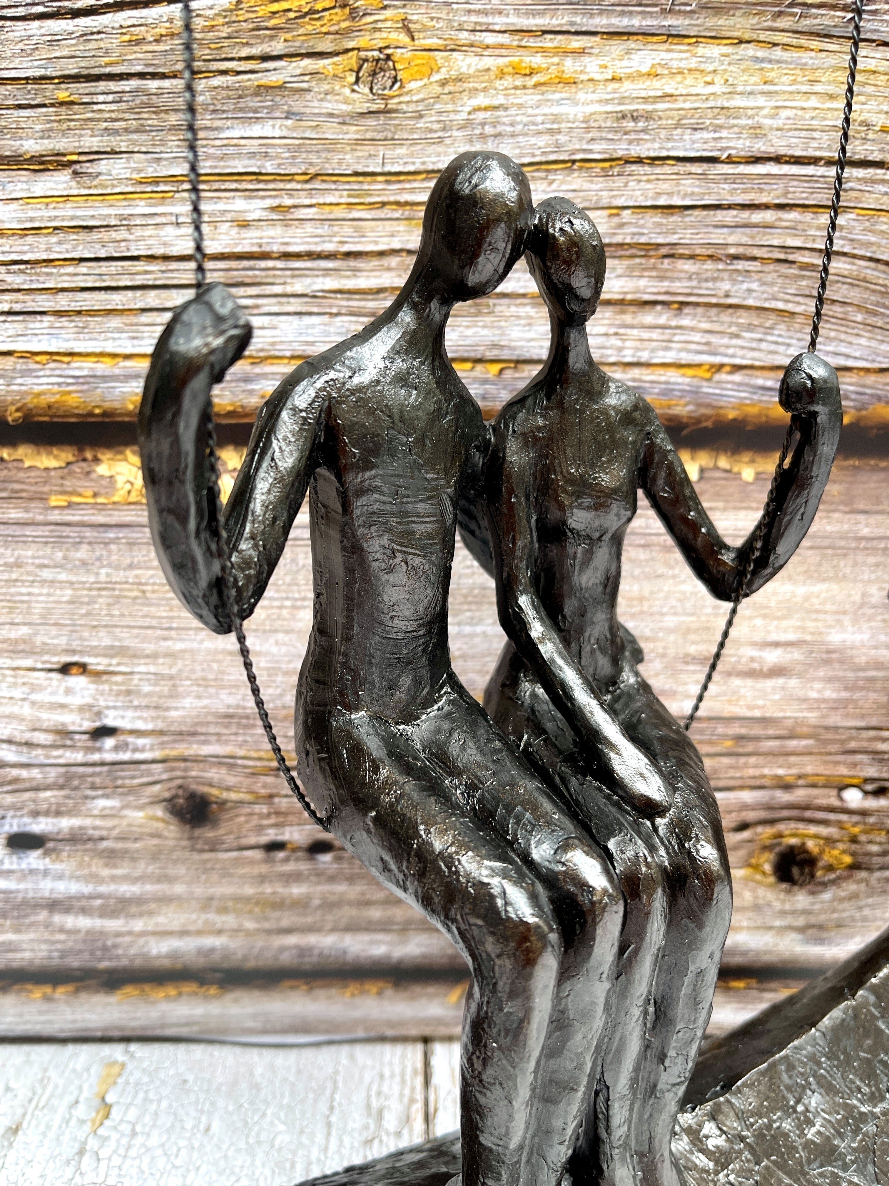 – Skulptur Symbol MF Skulptur zeitloses Ein der Zweisamkeit „Swing“