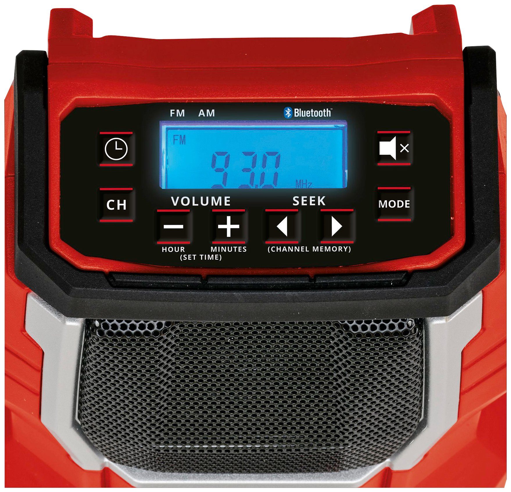 TC-RA Baustellenradio ohne (AM-Tuner, Ladegerät) - Li Solo Akku FM-Tuner, BT Einhell 18 und