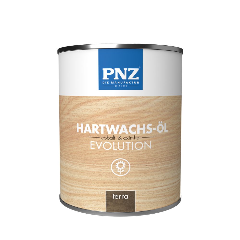PNZ - Die Manufaktur Hartholzöl Hartwachs-Öl evolution farbig, extrem beständig, cobalt- & oximfrei