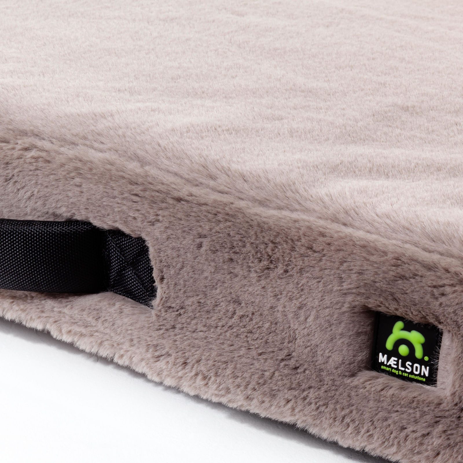 MAELSON Tierkissen MemoFluff, grau, orthopädisches Hundebett, 80 cm
