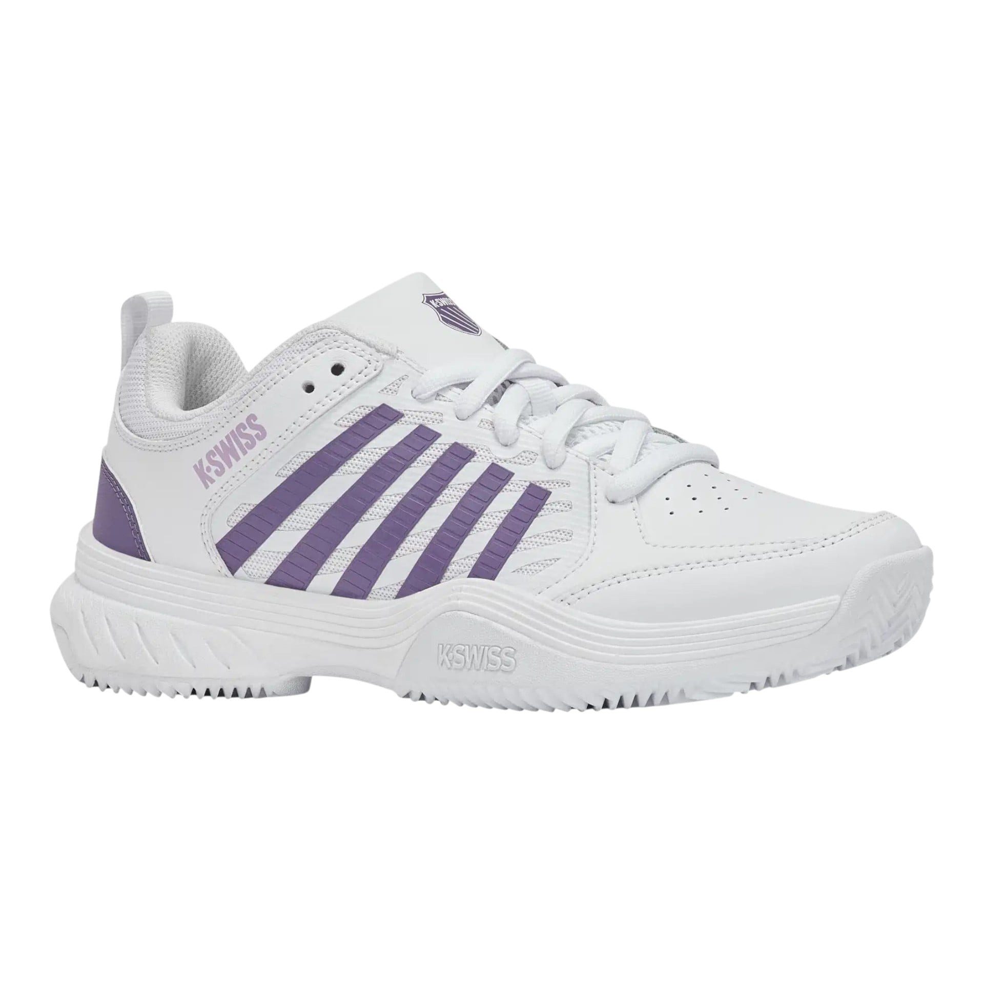 K-Swiss Performance Court Express 2 Clay/Sandplatz 2026 weiss/lavender Damen Tennisschuh