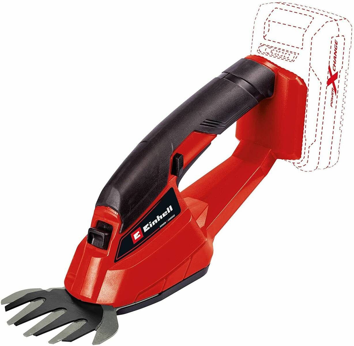 Einhell Akku-Grasschere GC-AGS 18 Li-Solo, (Sologerät, Inklusive Blatt, ohne Akku und Ladegerät), 18 V Power X-Change, Schnitt 100mm