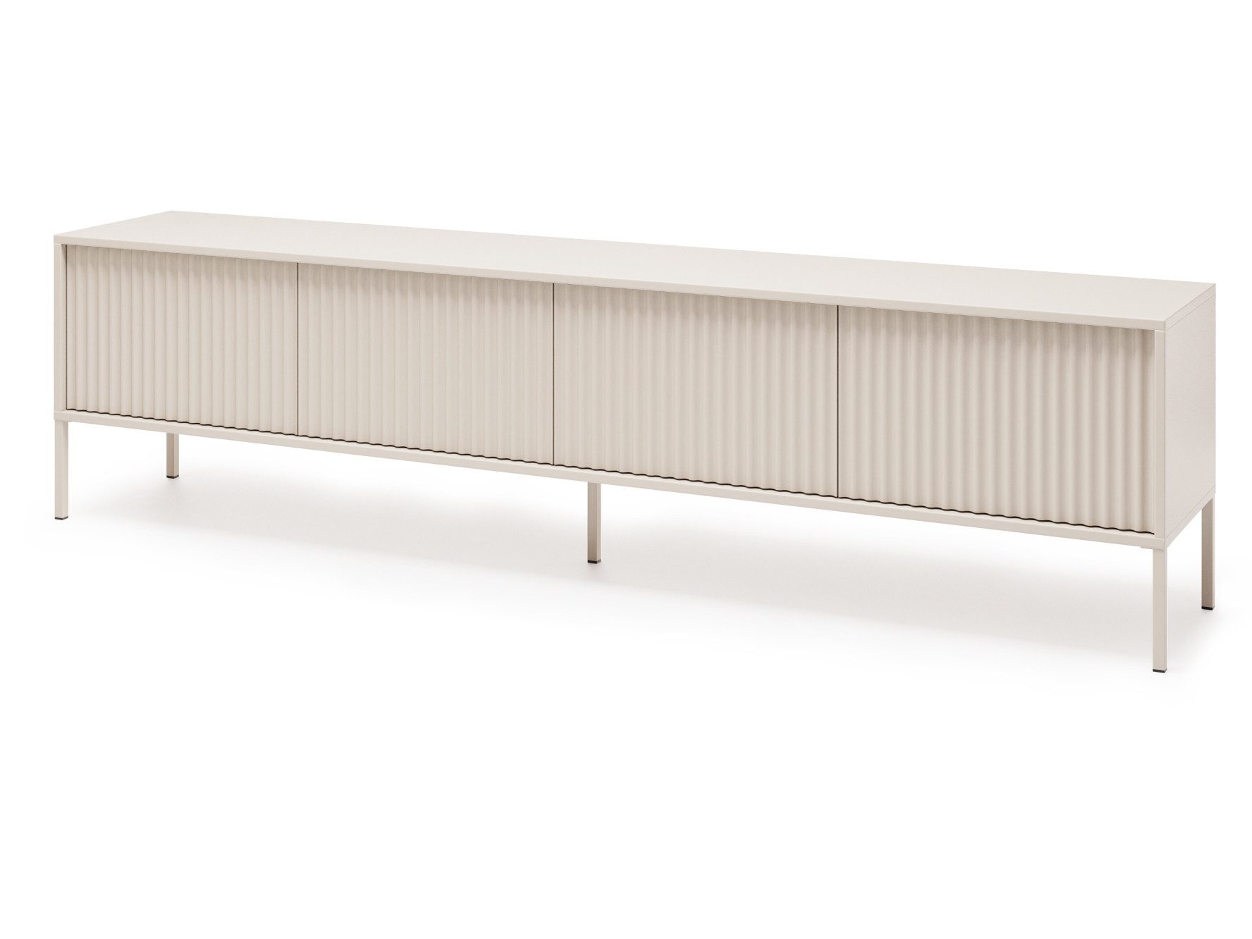 Beautysofa TV-Schrank NOTO 200 cm Moderner Stauraum für Wohnzimmer (Push-to-Open, mit 4 Türen)