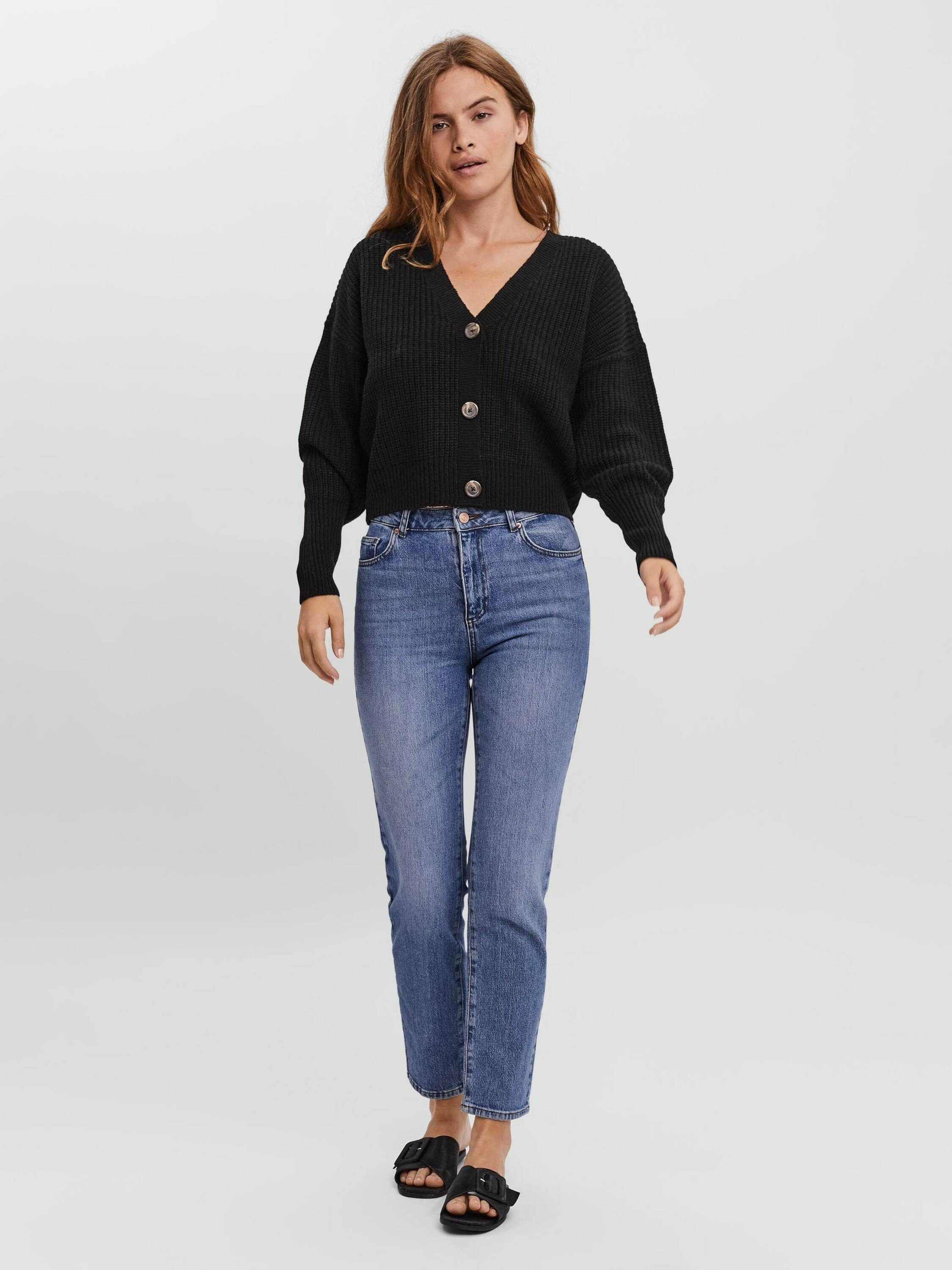Vero Moda Strickjacke Lea (1-tlg) Plain/ohne günstig online kaufen
