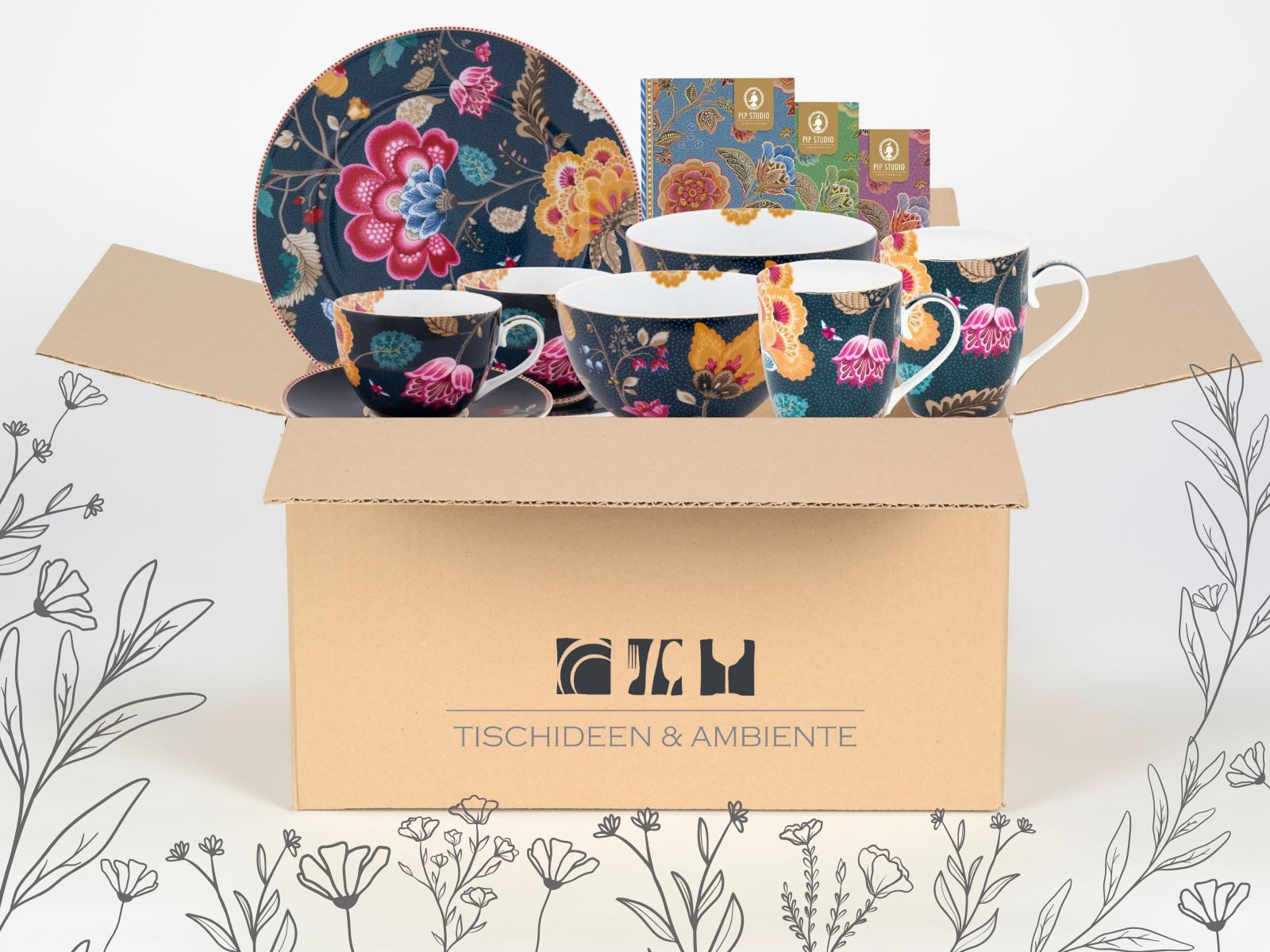 PiP Studio Geschenkbox Geschenkbox Fantasy Blue 7tlg