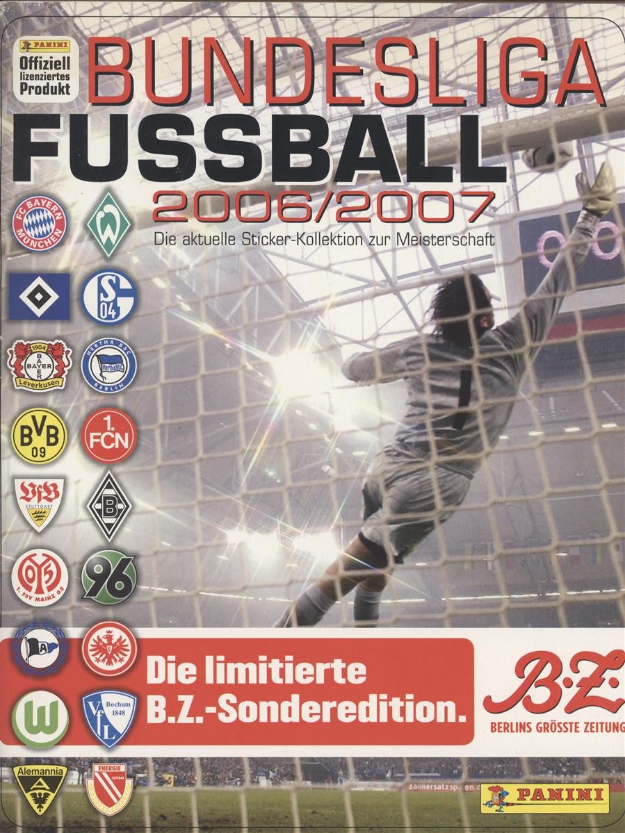 Bücher-Adventskalender Panini Sticker Bundesliga 06/07 - Album - SOFORT LIEFERBAR