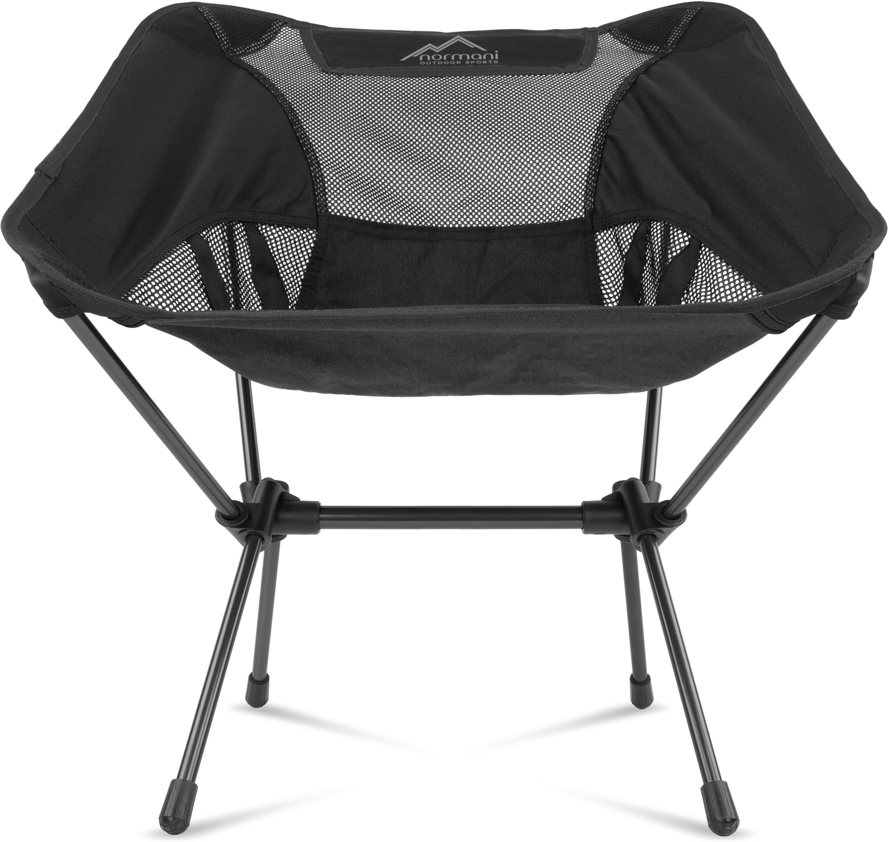 normani Campingstuhl Ultraleichter Campingstuhl Moak, Campingstuhl Angelstuhl - Gartenstuhl bis zu 135 kg