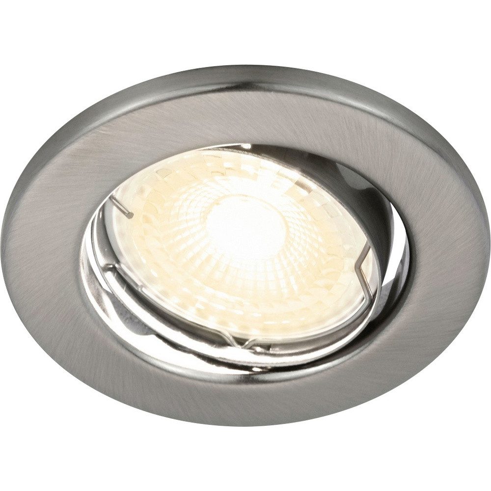 Nordlux Einbauleuchte Nordlux 49300155 Canis 3-Kit 2700K Geberstet Nickel Einbauring EEK:
