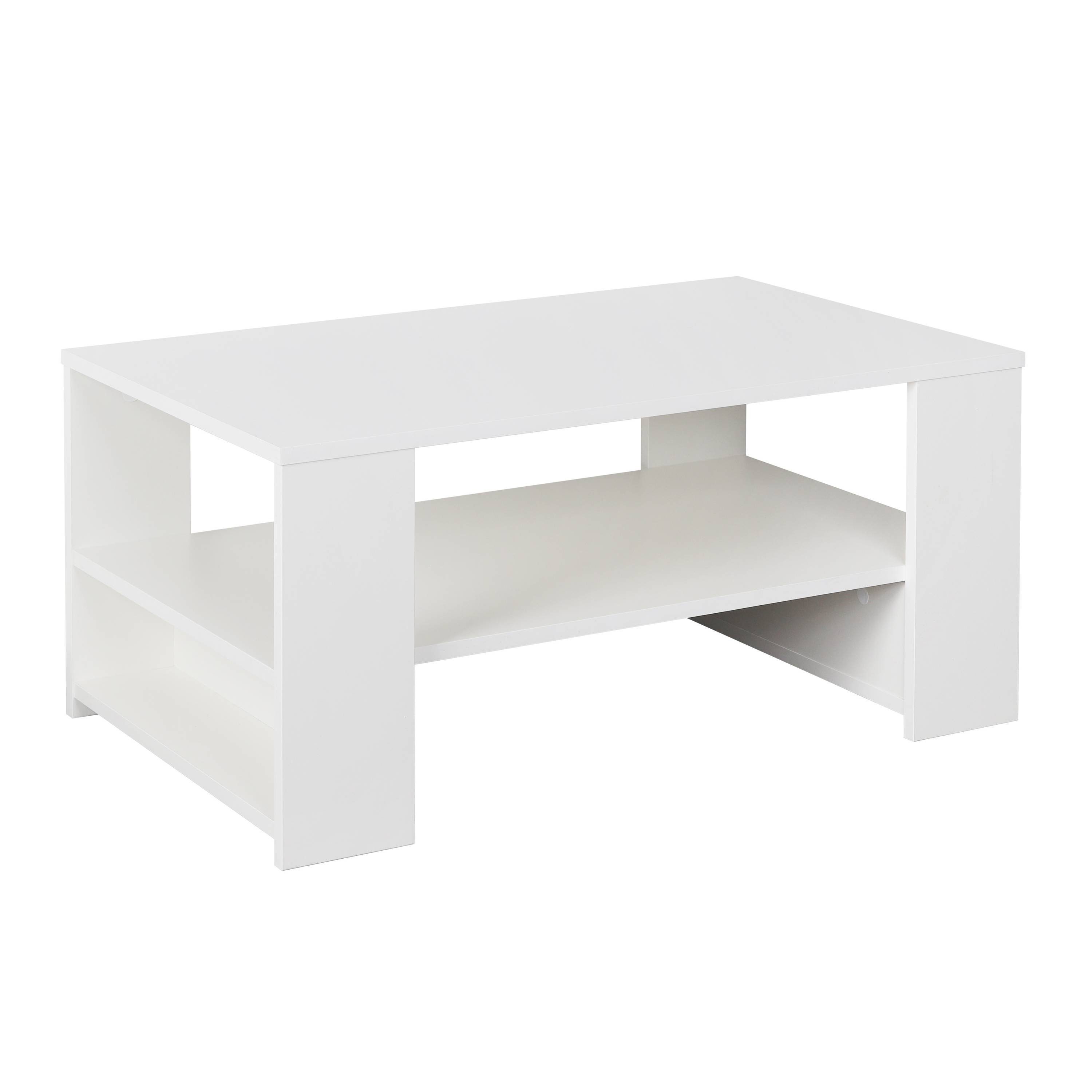 RICOO Wohnzimmertisch WM090-WM (1-St), Sofatisch mit Ablage Wohnzimmer Tisc günstig online kaufen