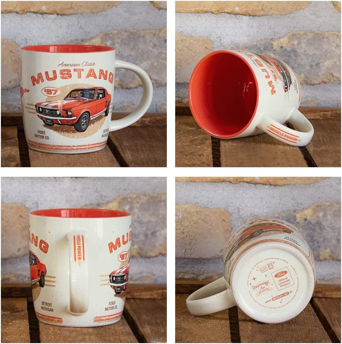 Nostalgic-Art Tasse Kaffeetasse - Mustang Red 1967 - Ford GT