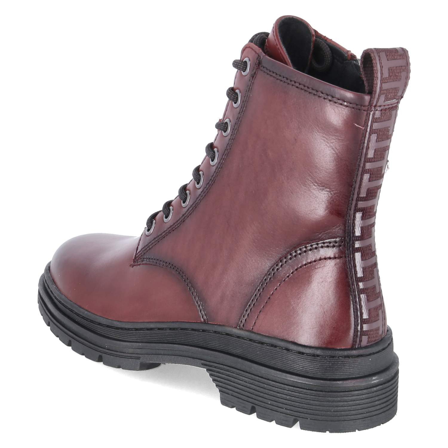 Tamaris Tamaris 1-25230-41/500 Damen Leder und Synthetik red Schnürstiefel
