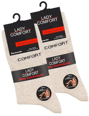 Cotton Prime® Socken ohne Gummibund (10-Paar) in angenehmer Baumwollqualität