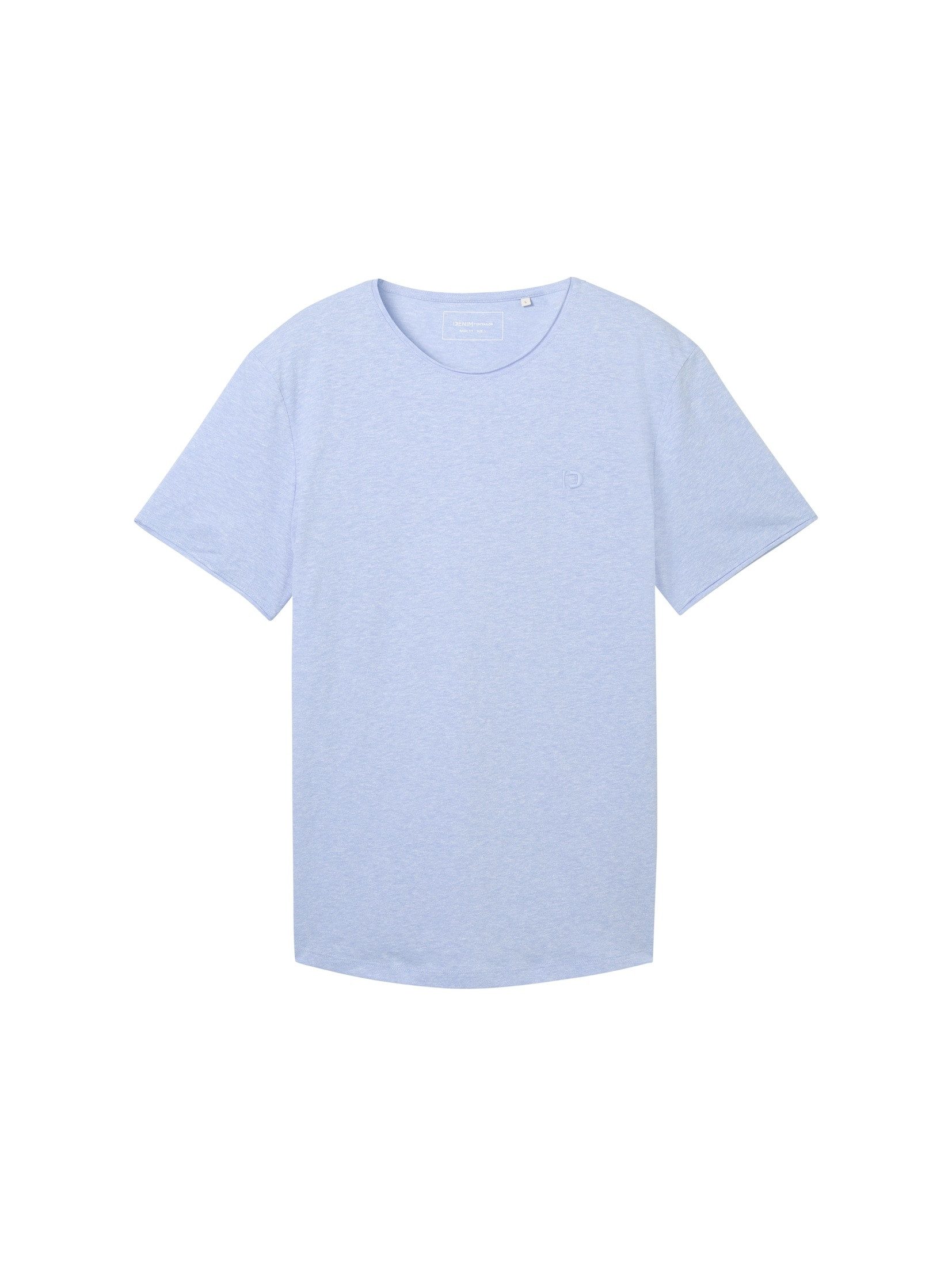 TOM TAILOR Denim T-Shirt T-Shirt T-Shirt in Melange Optik günstig online kaufen