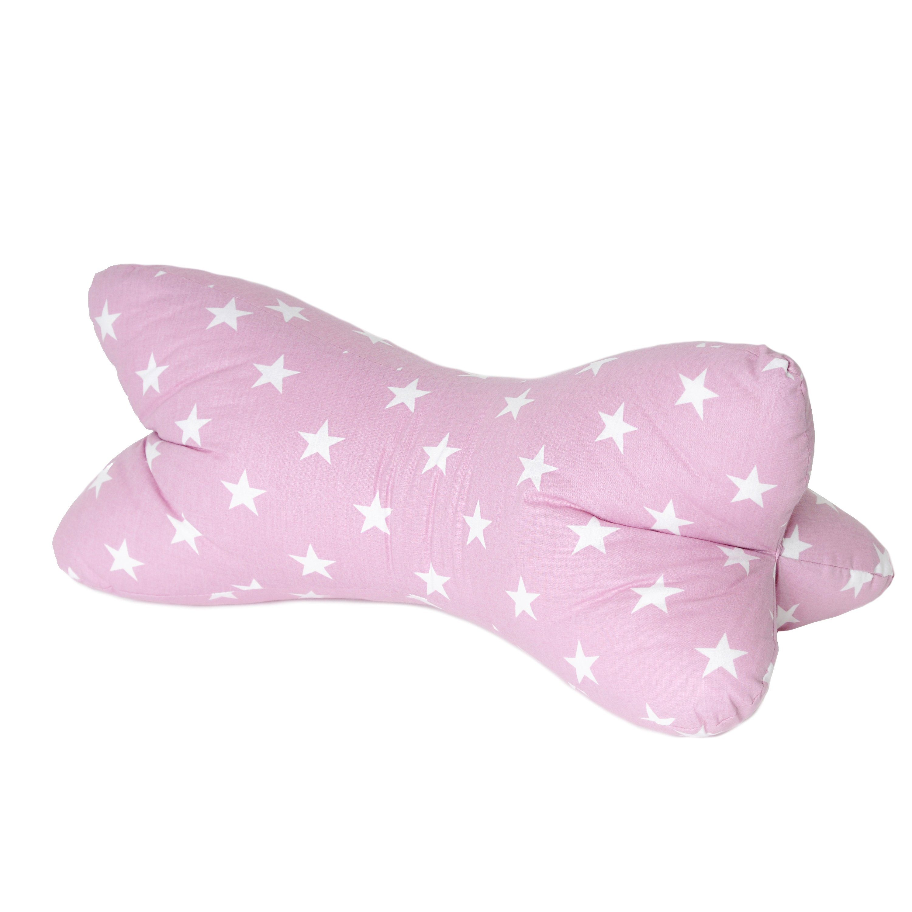 Dr. Berger Living Nackenkissen Original Dr. Berger Leseknochen Stern Rosa 40 x 18 cm