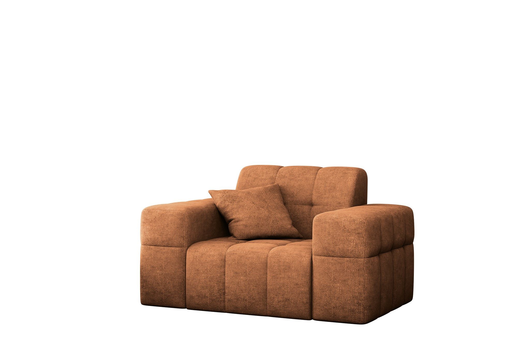 Fun Möbel Sessel Sessel Designersessel NANCY in Stoff Harmony, Rundumbezug